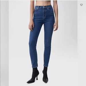 RE/DONE HIGH RISE SKINNY JEANS